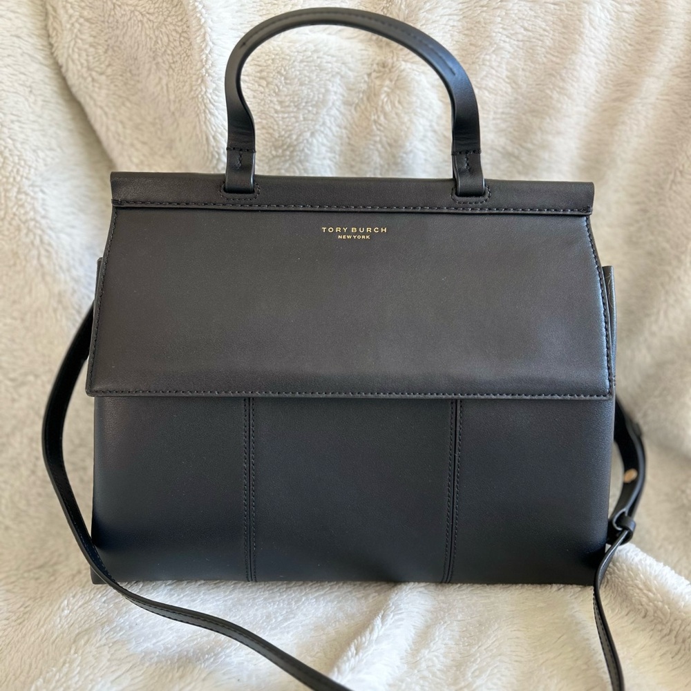 Tory Burch Black Leather Handbag